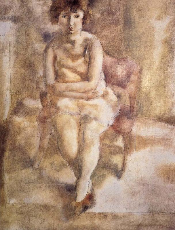 Jules Pascin Have red hair Lass oil painting picture